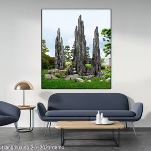 file tranh tieu canh san vuon trang cua so 2 7 2021