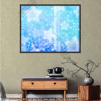 tranh background anh sao lap lanh mau xanh 24022023 hieu