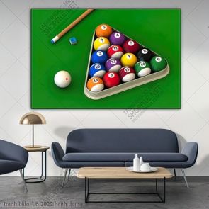 tranh billiard pool snooker bi a bi-a tranh bida 4 6 2022 hanh