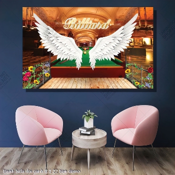 tranh billiard pool snooker bi a bi-a tranh bida doi canh 8 1 22 tien