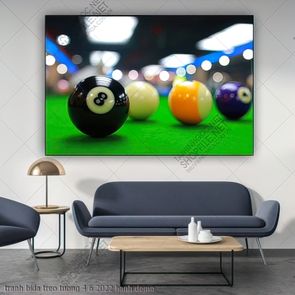 tranh billiard pool snooker bi a bi-a tranh bida treo tuong 4 6 2022 hanh