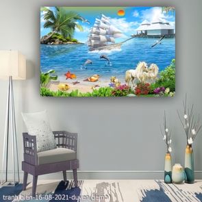 tranh bien 16 08 2021 duyen