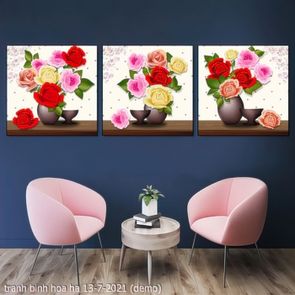 tranh binh hoa ha 13 7 2021