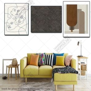tranh bo ghep treo tuong