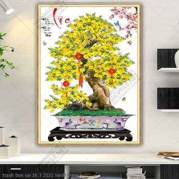 tranh bon sai 16 3 2022 hanh