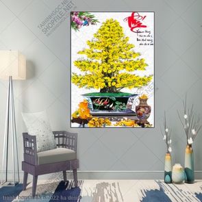 tranh bonsai 15 6 2022 ha