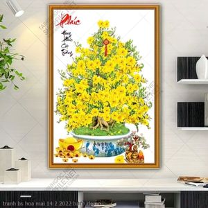 tranh bonsai bs hoa mai 14 2 2022 hanh