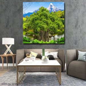 tranh cay bo de phat giao decor