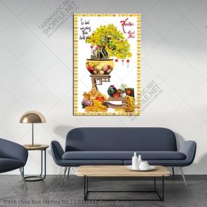 tranh chau bonsai mai tet 22 01 2022 duyen