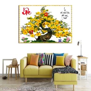 tranh chau hoa mai 09 12 2021 duyen