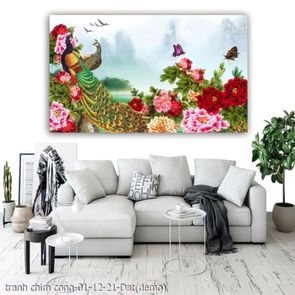 tranh chim cong 01 12 21 Dat