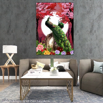 tranh chim cong 02 08 2022 hieu