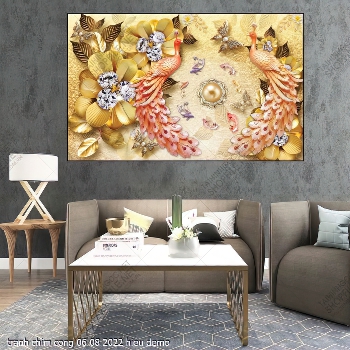 tranh chim cong 06 08 2022 hieu