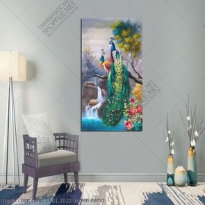 tranh chim cong 21 01 2022 duyen