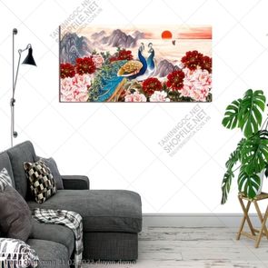 tranh chim cong 21 02 2022 duyen