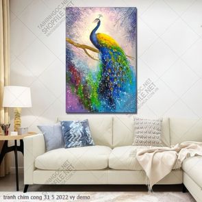 tranh chim cong 31 5 2022 vy