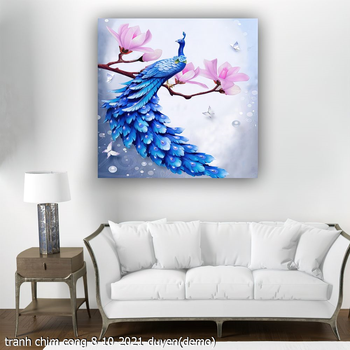 tranh chim cong 8 10 2021 duyen