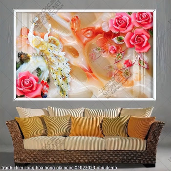 tranh chim cong hoa hong gia ngoc 04022023 phu