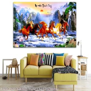 tranh ngua bat ma chinh sua kich thuoc 13 11 ho 