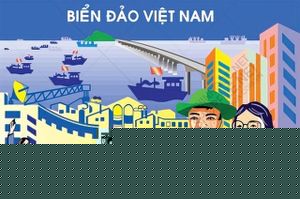 tranh co dong bien dao viet nam rong lon file vector