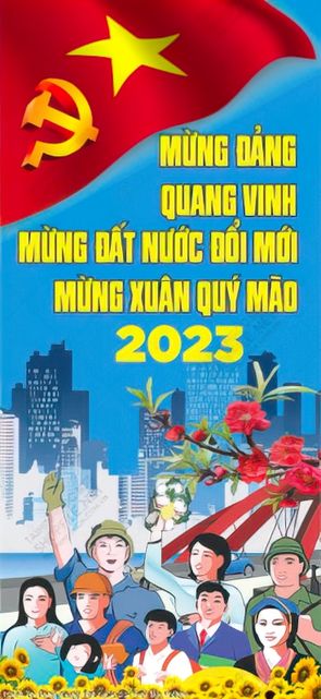 tranh co dong mung dat nuoc doi moi file vector