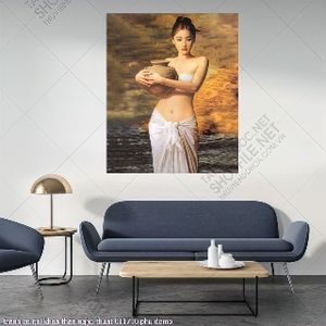 tranh co gai khoa than nghe thuat 011710 phu