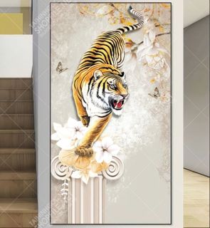 tranh con ho 2 7 vuong