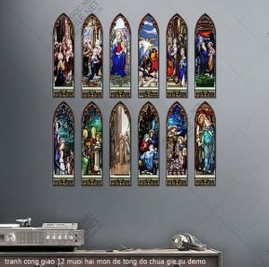 tranh cong giao 12 muoi hai mon de tong do chua gie su