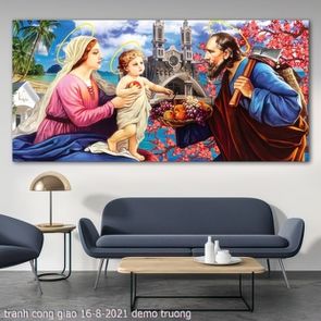 tranh gia dinh thanh gia cong giao 16 8 2021 truong