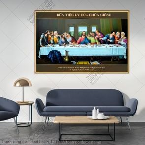 tranh cong giao buoi tiec ly 12 thanh tong do decor