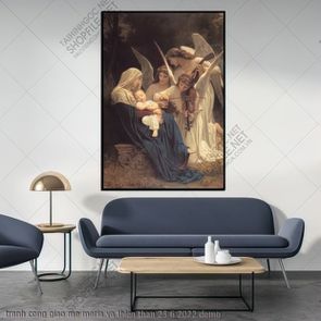 tranh cong giao me maria va thien than 23 6 2022