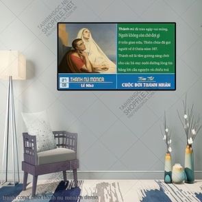 tranh cong giao thanh nu monica