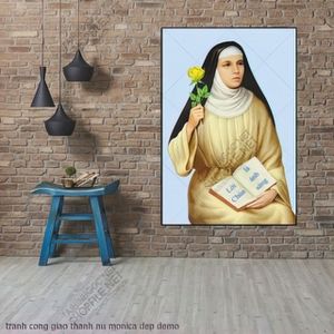 tranh cong giao thanh nu monica dep