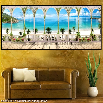 tranh cua so bai bien dai duong