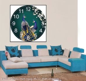 tranh dong ho chim cong 26 11 2021 H