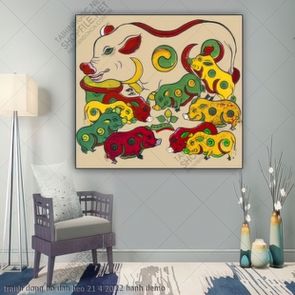 tranh dong ho dan heo 21 4 2022 hanh