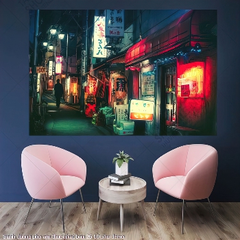 tranh nha hang duong pho am thuc nhat ban 26 10 phu tranh nha hang duong pho am thuc nhat ban 26 10 phu