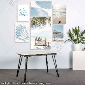 tranh ghep decor 6 tam bai bien dai duong