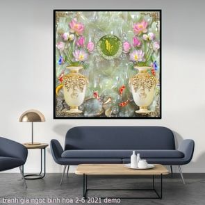 tranh gia ngoc binh hoa 2 6 2021
