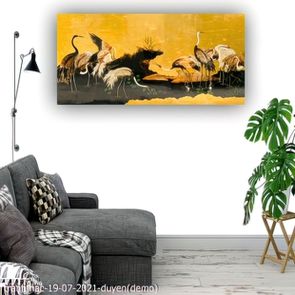 tranh chim cong hac 19 07 2021 duyen 