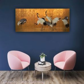 tranh chim cong hac 27 11 2021 duyen 