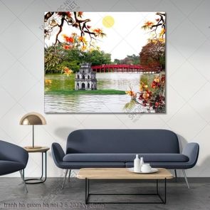 tranh ha noi ho guom ha noi 2 6 2022 vy