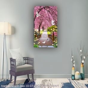 tranh hoa anh dao 10 07 2021 duyen