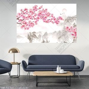 tranh hoa dao 15 10 phu