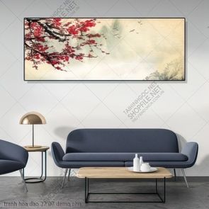tranh hoa dao 27 07 phu