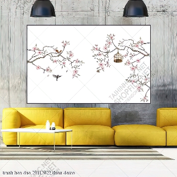 tranh hoa dao 29112022 thien