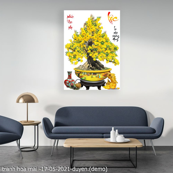 tranh hoa mai  17 05 2021 duyen