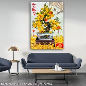 tranh hoa mai 09 12 2021 duyen