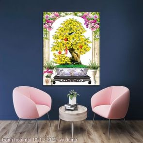 tranh hoa mai 10 11 2021 vy