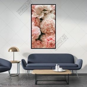 tranh hoa mau don 13 7 2022